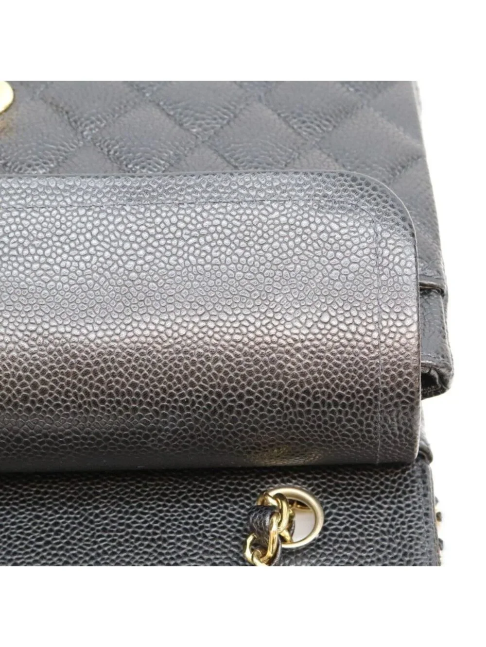 Chanel Black Inner Caviar Quilted 25 Shoulder Bag